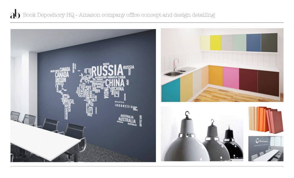 Amazon UK Companies Office Design | Book Depository | Interior Designers